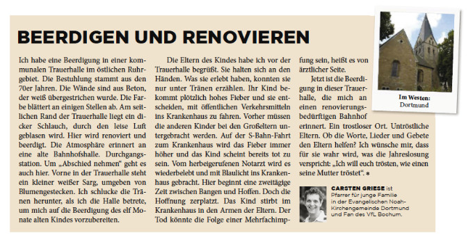 Beerdigen